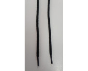 Cadarço Roliço 4 mm - 72 pares - PRETO - 100% Algodão - Encerado - Ref. 313 NB